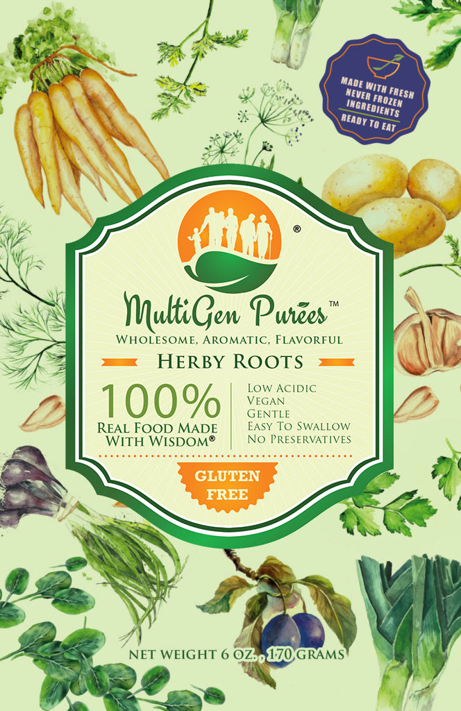 Organic Roots Puree Herby Roots Puree – Multigen Purees